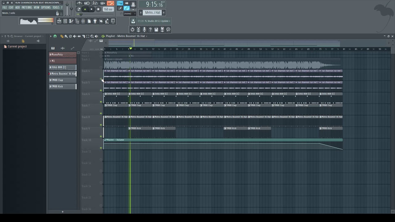 RUN SHANNON RUN BEAT BREAKDOWN * RIP GOSUTO *