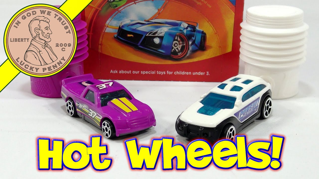 Hot Wheels Cars Go For It! 2014 McDonald's Happy Meal Toys