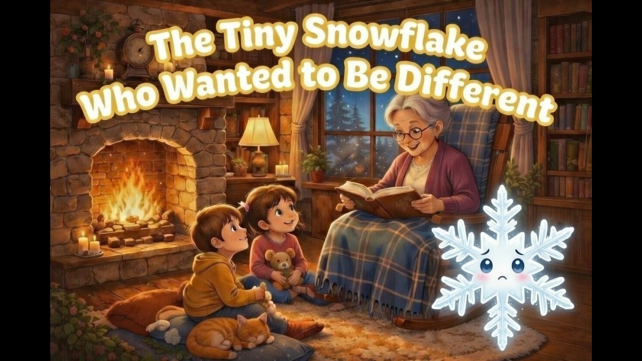 The Tiny Snowflake Who Wanted to Be Different | Bedtime Story for Kids