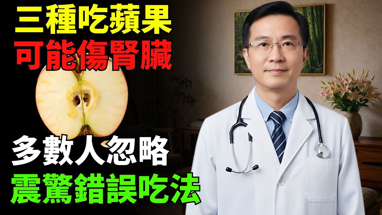 蘋果本來很健康，但吃法不當可能讓腎臟更辛苦——這3個常見錯誤，很多人其實沒注意到
