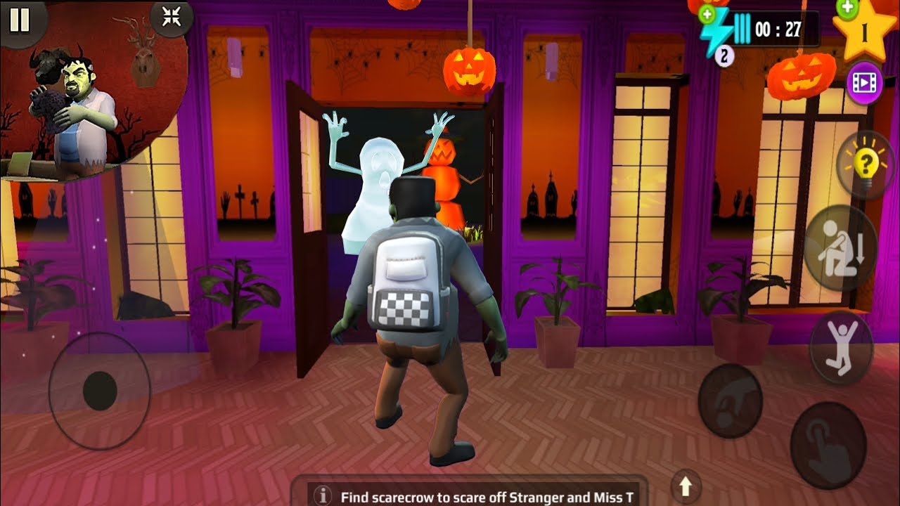 Scary Stranger 3D - New Update New Chapter Spooky Season New Levels A Frightful Mess (Android,iOS)