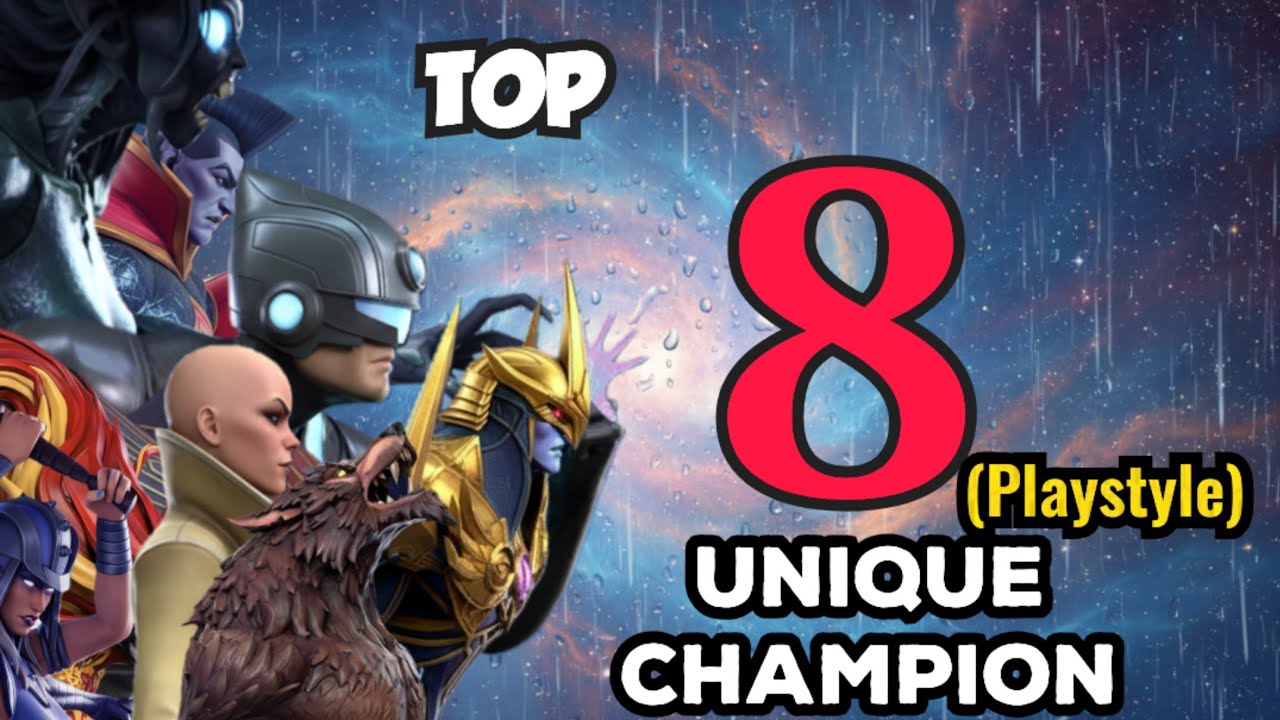 Top 8 Unique Playstyle Champions | Guess who's No. 1 ??
