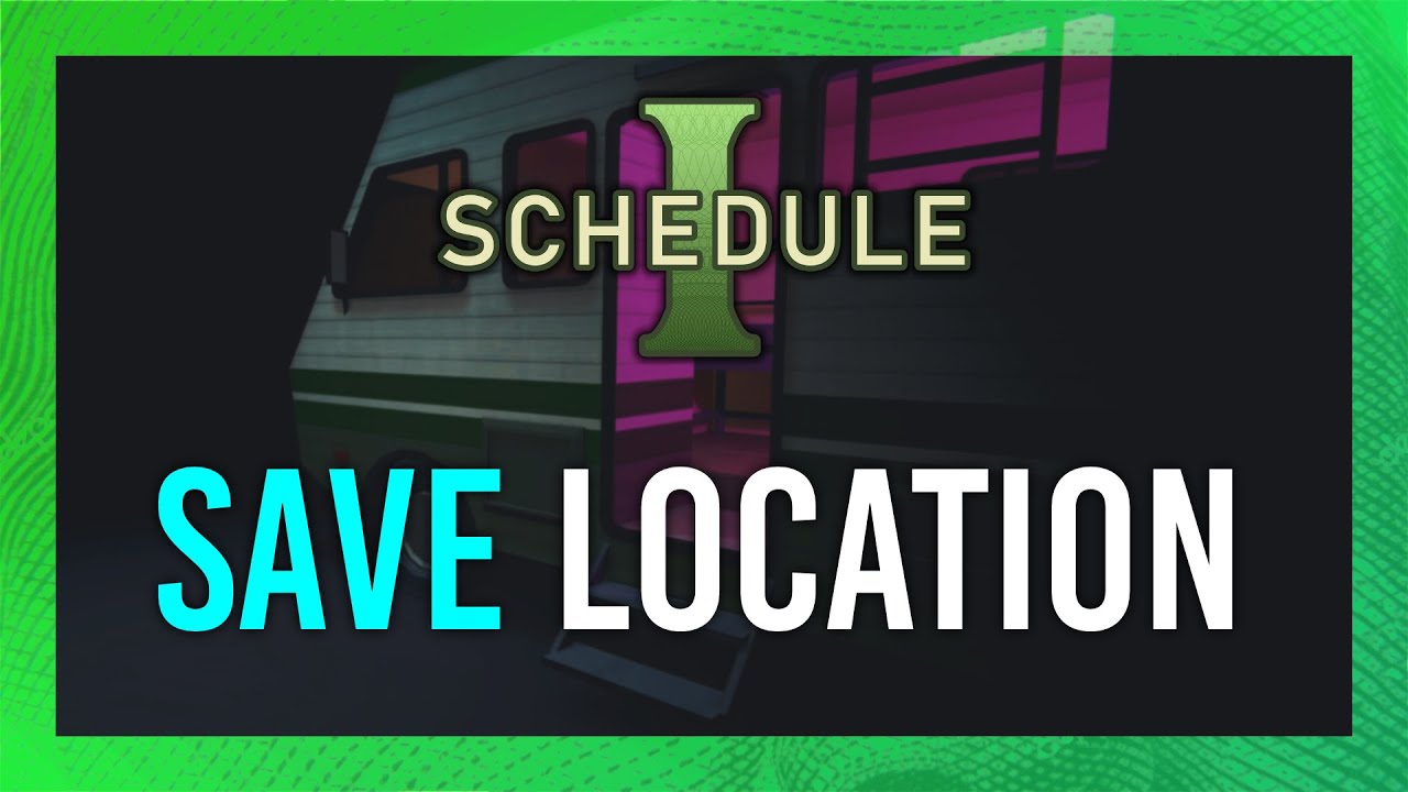 Schedule 1 Save Game Location | Schedule 1 Complete Guide