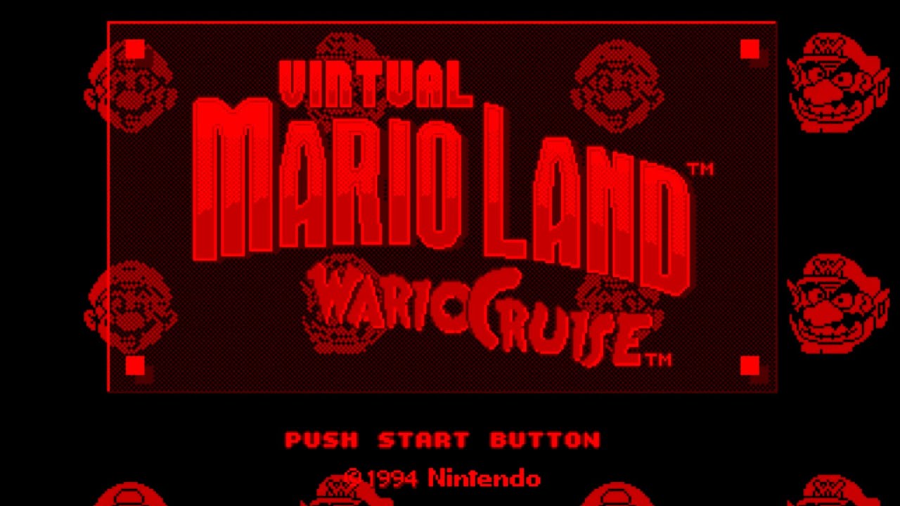 VIRTUAL MARIO LAND - CONCEPT GAMEPLAY - VIRTUAL BOY