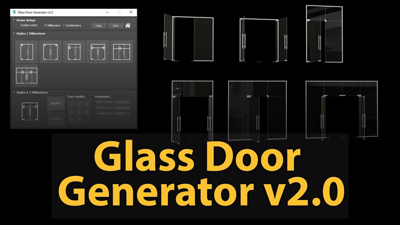 Glass Door Generator v2.0 - updated!