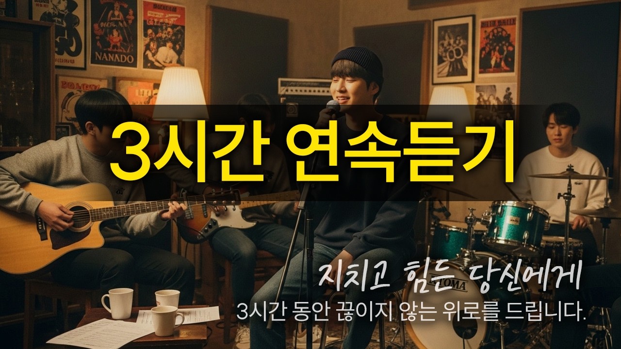 [3시간 연속] 복잡한 생각이 사라지는 시간 ⏳ 내 마음의 