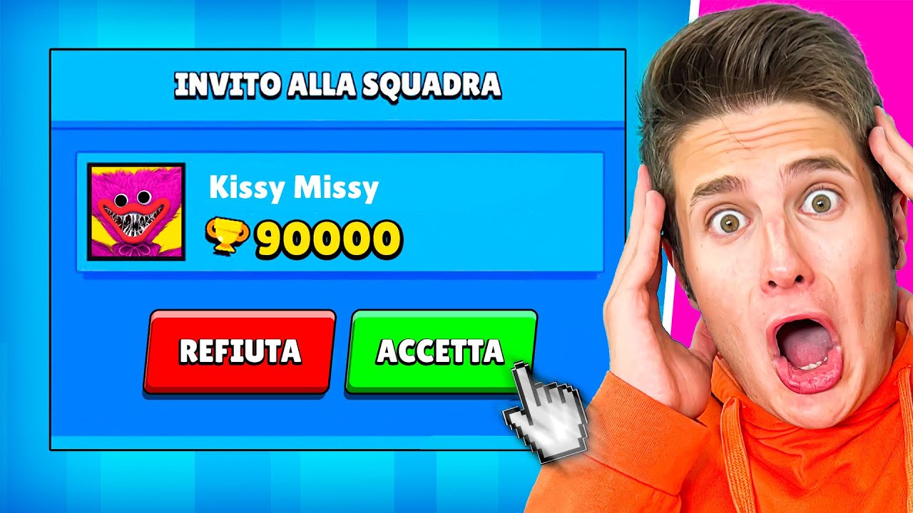 RICEVO L'INVITO DA *KISSY MISSY* di POPPY PLAYTIME su BRAWL STARS!!😱