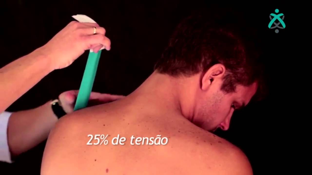 Como aplicar a bandagem Kinesio no trapézio