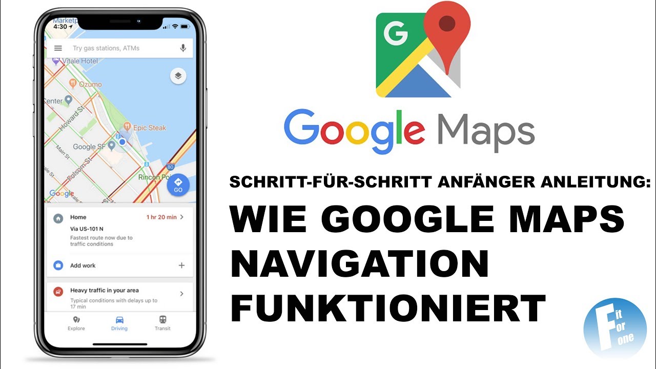 Wie Sie Google Maps App richtig benutzen - Einsteiger & Anf&auml;nger Schritt-f&uuml;r-Schritt Anleitung