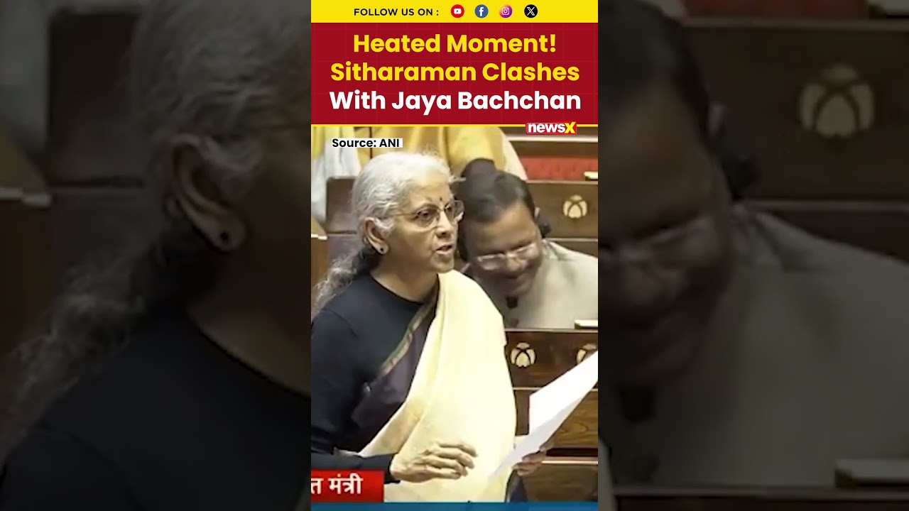 Heated Moment! Sitharaman Clashes With Jaya Bachchan In Rajya Sabha Debate #nirmalasitharaman