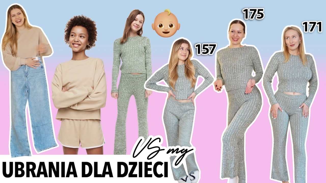 👶🏼 Mierzymy ubrania dla dzieci na 3 sylwetkach 👀