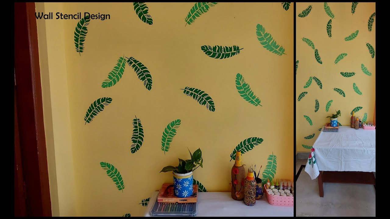 Wall Stencil Design | Wall Painting Design | Home Decor