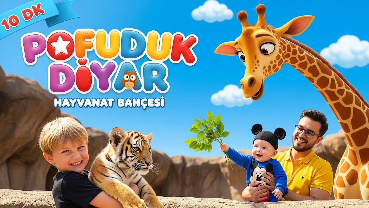 🦁 JoliPoli Kids Hayvanat Bah&ccedil;esi (HEYYA HEYYA HEY) - Hayvan Sesleri ile &Ccedil;ocuk ve Bebek Şarkıları