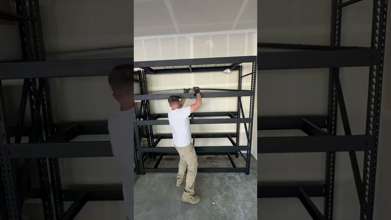 ✅ Garage Organization: 5-Tier Shelf Assembly by #24Solve #handyman #garagestorage