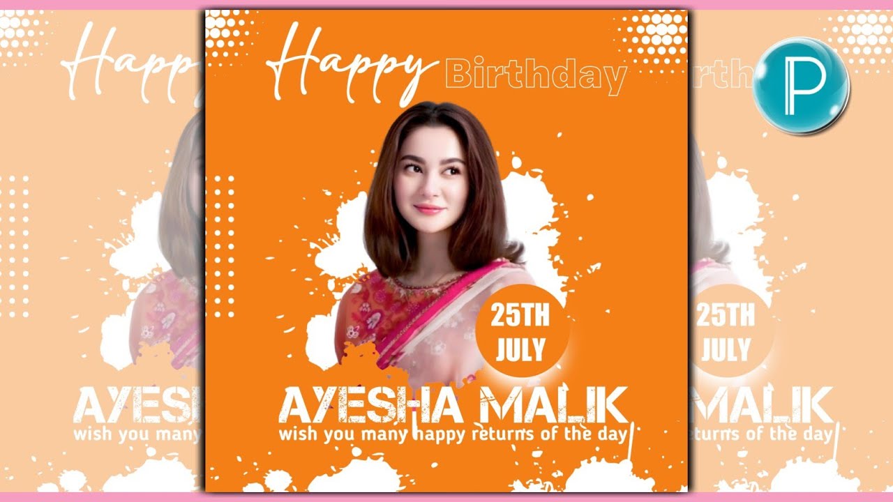 Pixellab Tutorial - How to design a birthday flyer in pixellab - step by step tutorial
