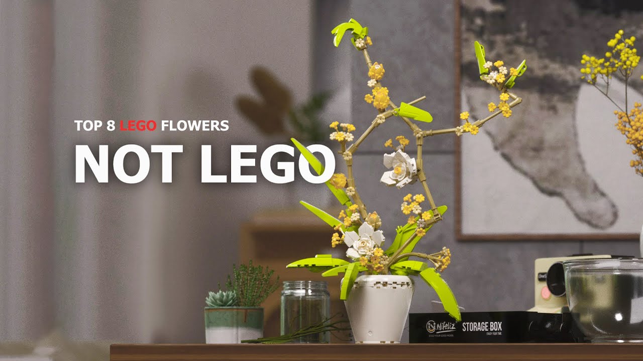 Top 8 Alternatives to LEGO Flowers - Best LEGO Compatible Brand - Nifeliz🤩