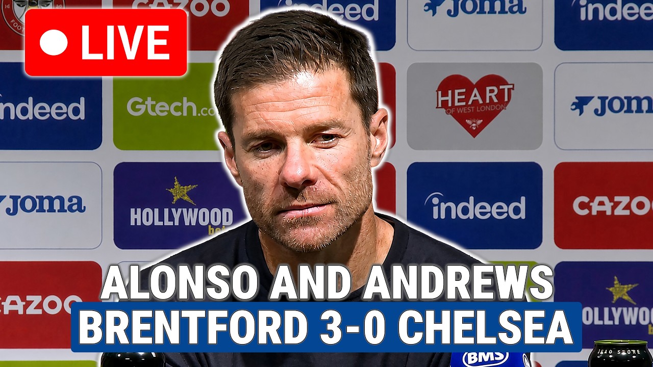 🔴 LIVE | Xabi Alonso and Keith Andrews post-match press conferences | Brentford 3-0 Chelsea