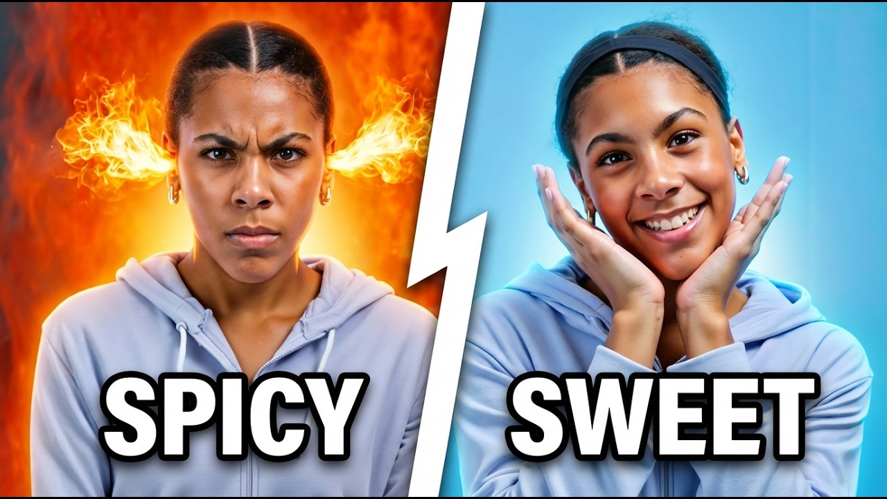Hot Vs Sweet Food Challenge!