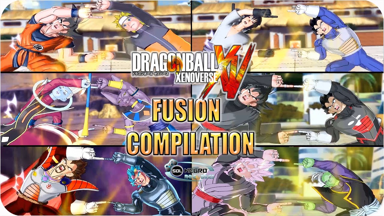 All Best Dragon Ball FUSIONS and Crossover Compilation in Xenoverse by Sol Negro