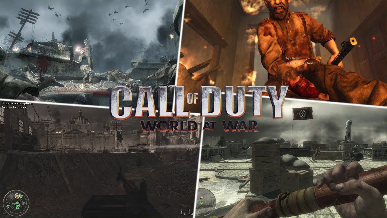 COD World at War: Campaña Rusa Completa Ejército Rojo (Todas Las Misiones en Español) | 4K 60FPS