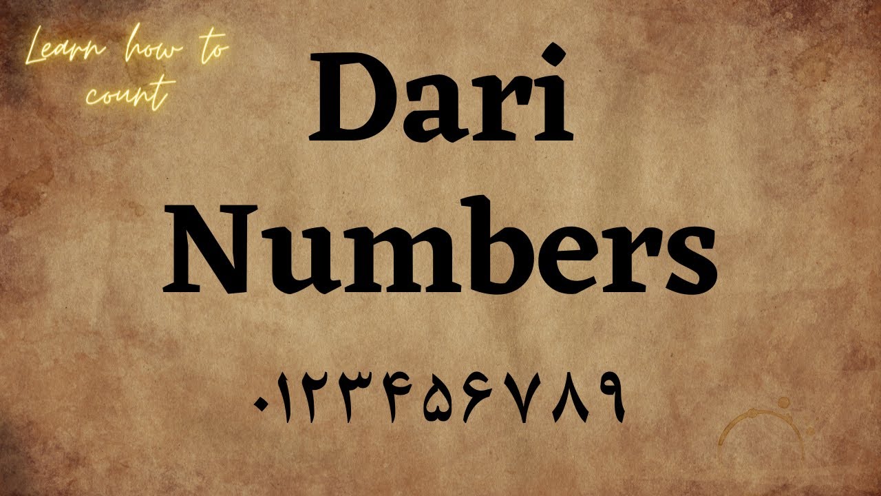Learn Dari (Afghan Persian/Farsi) - Lesson 3 (Numbers)