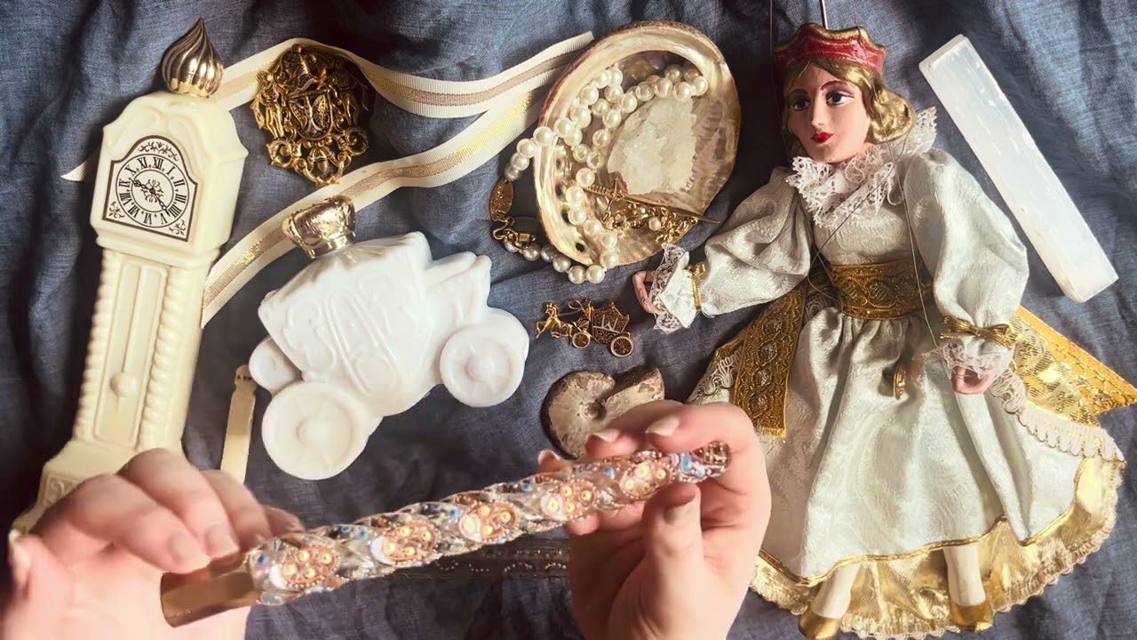 ASMR Princess Antique Collection Show & Tell: Whispers and Tapping