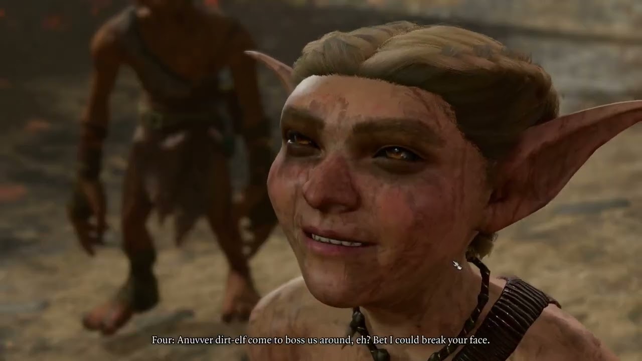 Goblin children don't afraid drows one bit!