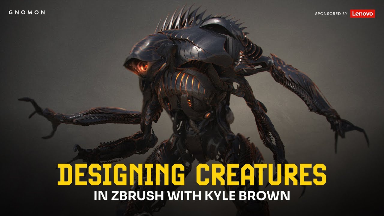 Designing Creatures in ZBrush with Kyle Brown