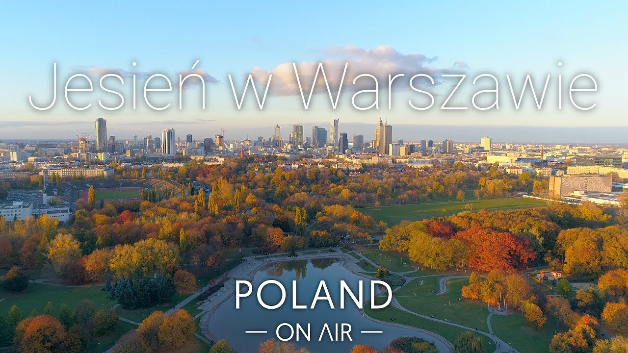 Autumn in Warsaw | 4K | POLAND ON AIR