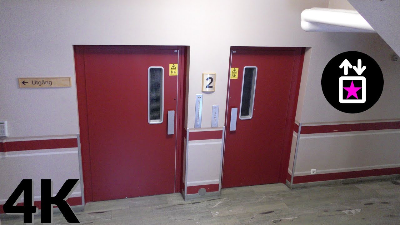 1962 STAHL Traction elevators @ Elektronvägen 2, Flemingsberg, Sweden!