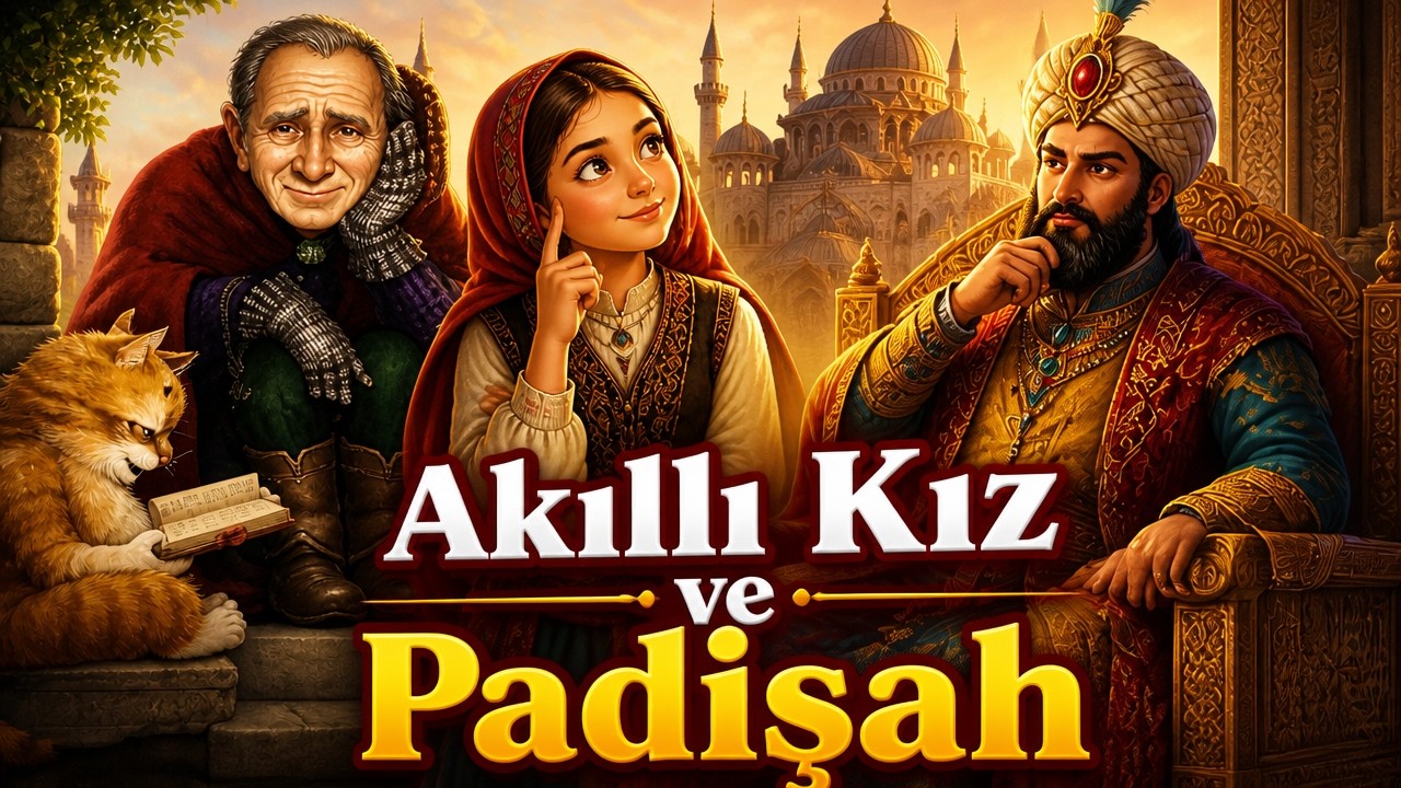 YAŞLI ADAM VE AKILI KIZI (hikayeler masallar,baba masalları,çocuklar için masallar,Türk masalları)
