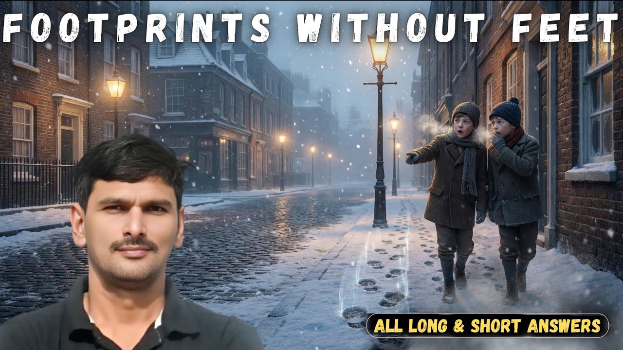 👣 Footprints Without Feet | Class 10 English |  Long/Short Answers + Revision | Chapter 5 🔥📚