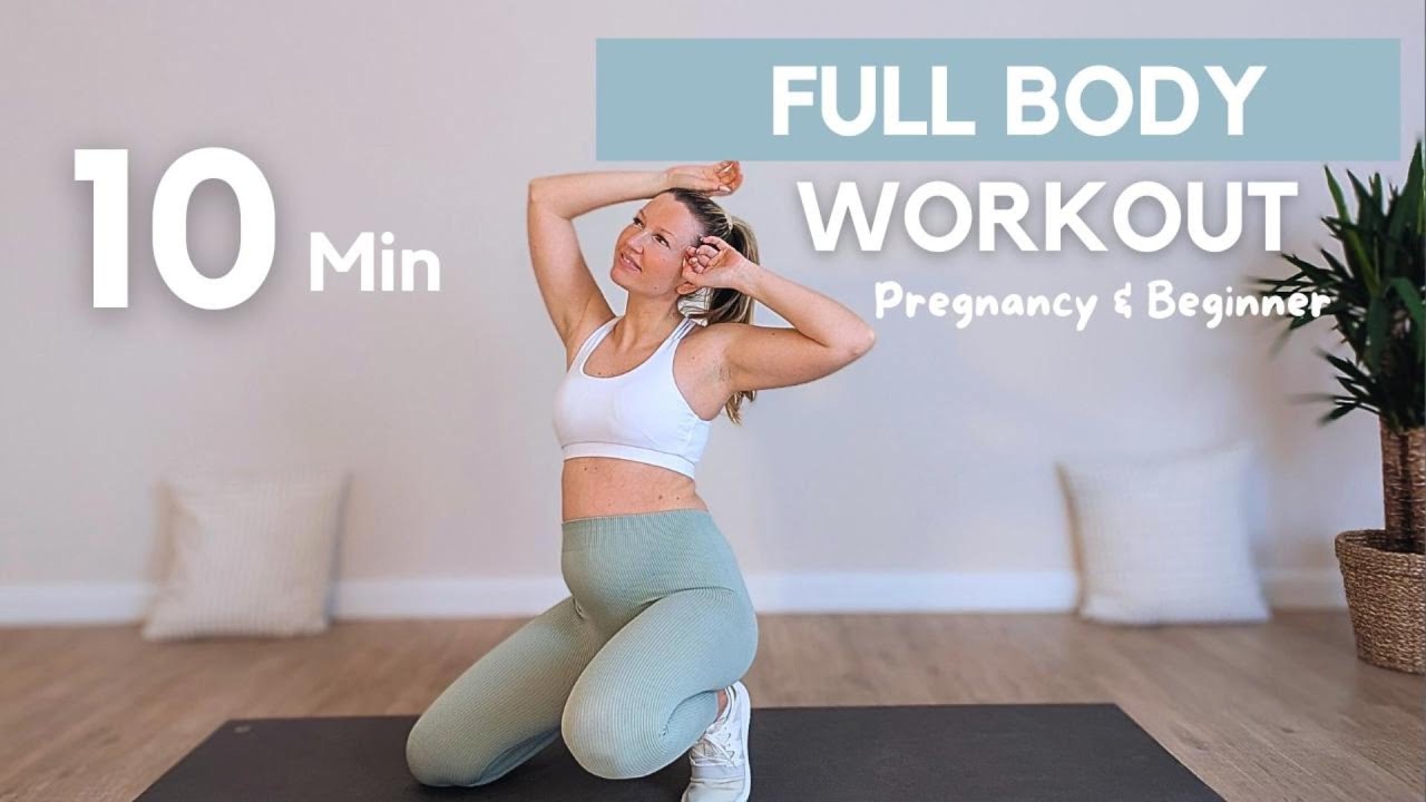 10 Min. FULL BODY WORKOUT 💪for Beginners & Pregnancy | safe & no Equipment needed