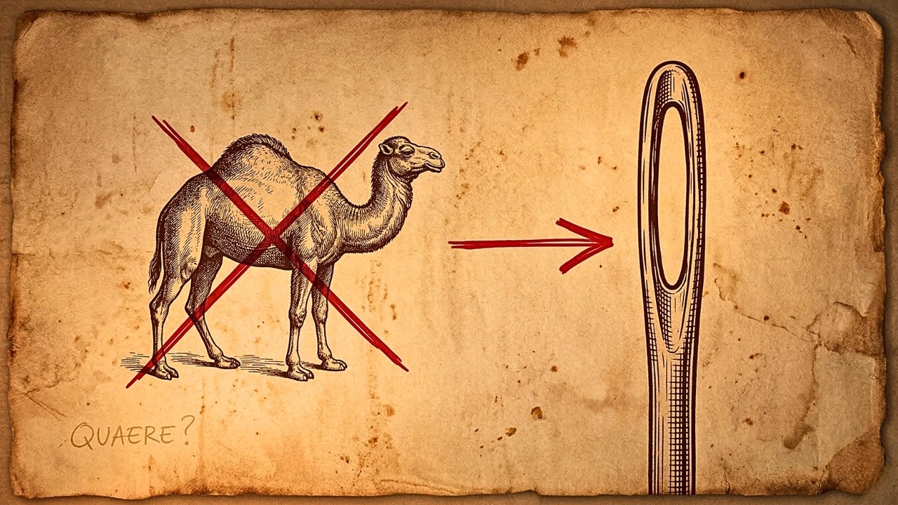 The Eye of the Needle Isn't About a Camel
