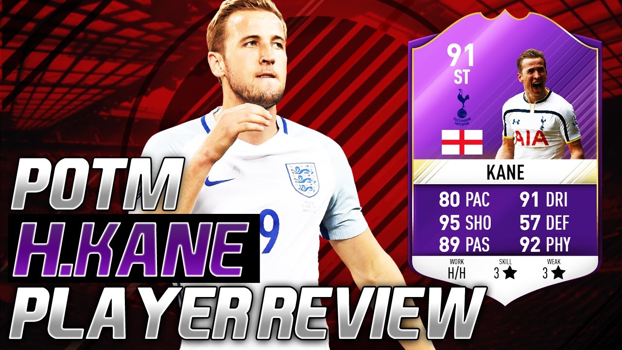 POTM HARRY KANE PLAYER REVIEW FIFA 17!!!(91)