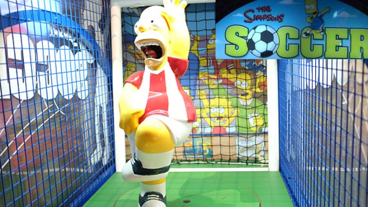 The Simpsons Soccer Arcade Game