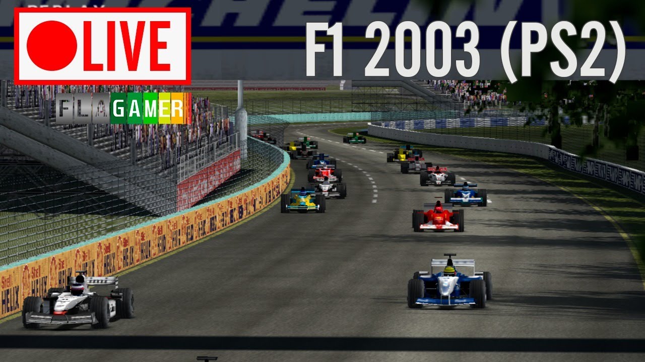 Flagamer jogando Formula One 2003 (PS2) ao vivo feat @SpeedRacerDepre