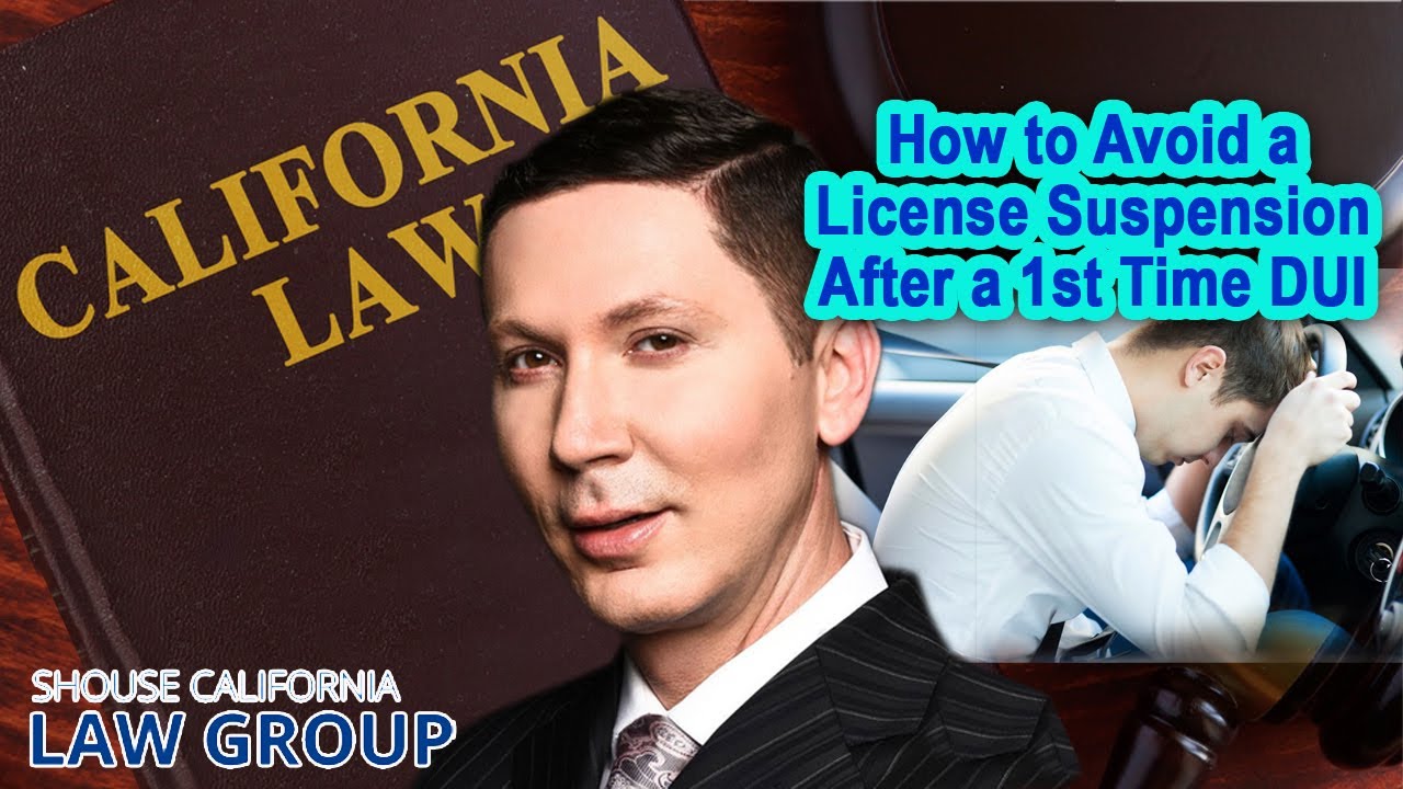 How to avoid a license suspension after a 1st time DUI?