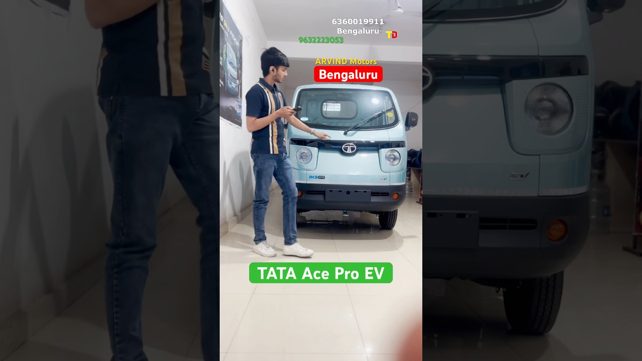 TATA Ace Pro EV for City Small Business Applications 