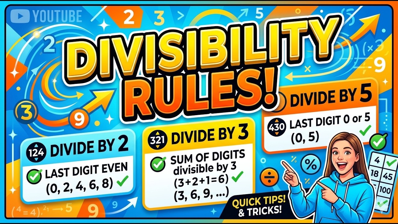 Cambridge lower Secondary Maths Divisibility Rules
