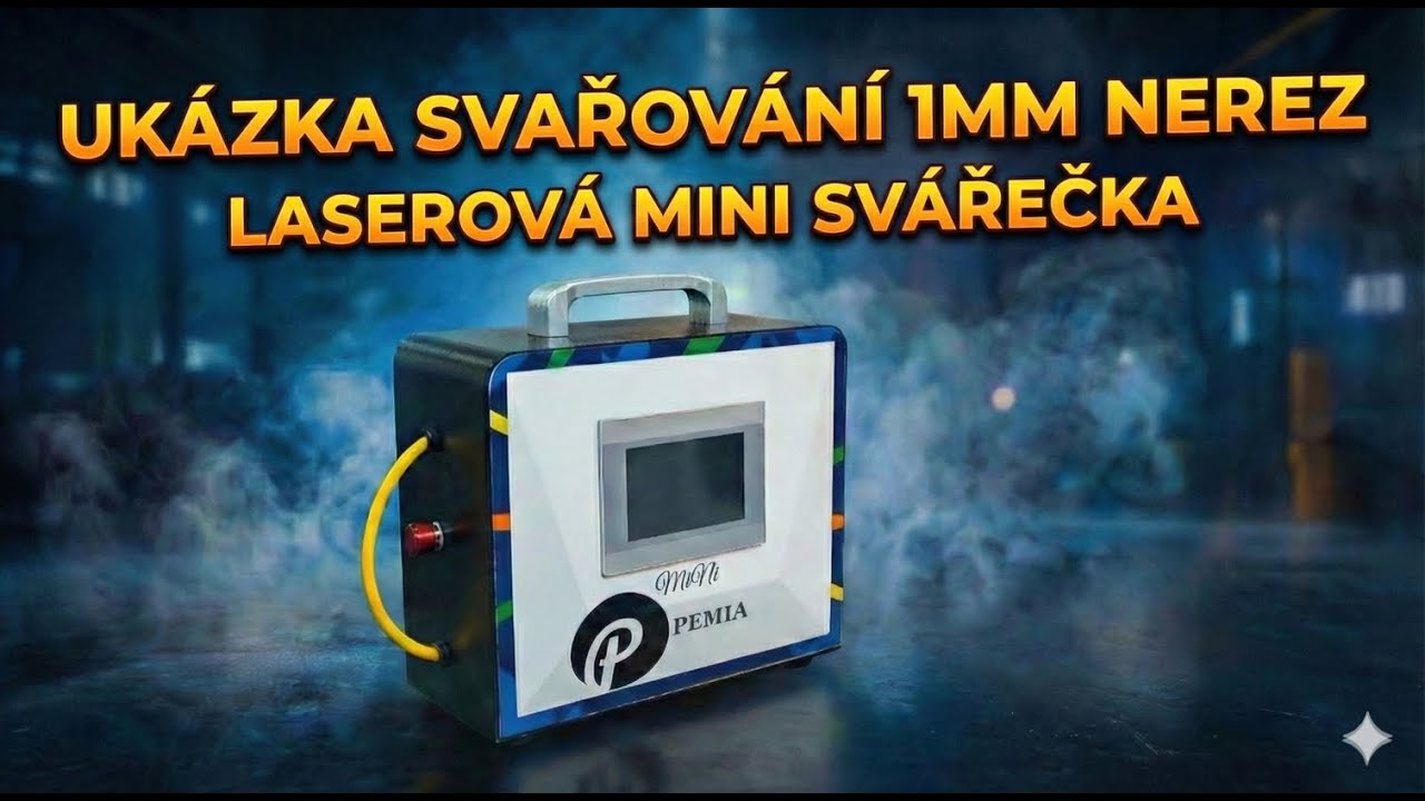 Ukázka svařování nerez 1mm - mini svářečka fiber 300W