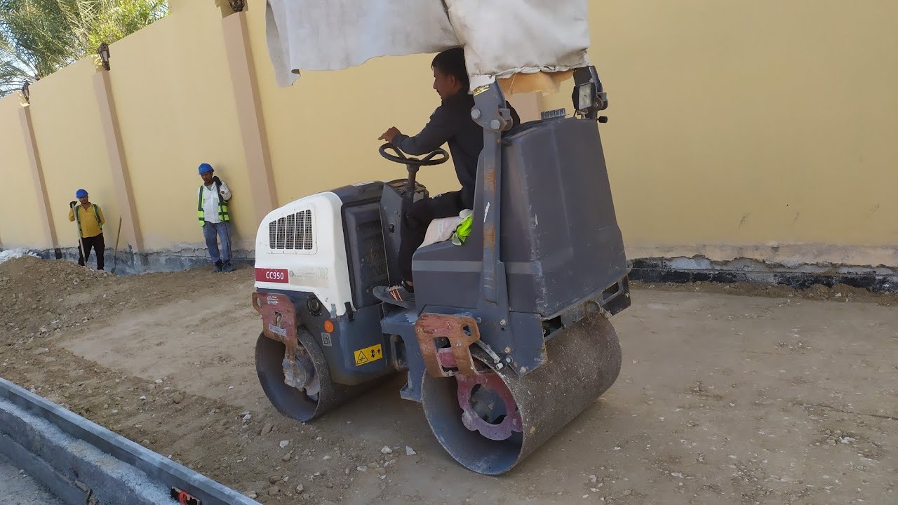 Dynamic CC950 roller work at excavation area | ডাইনামিক রুলার কিভাবে কাজ করে দেখুন | DebShankar-i8p