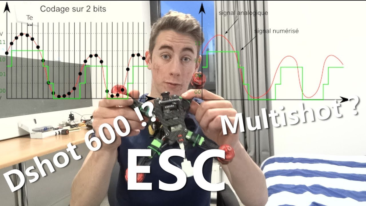 Les ESC pour les débutants (Dshot 600, multishot / signal numérique, analogique)
