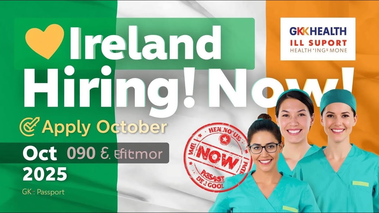 Caregiver & Nurse Jobs in Ireland – October 2025 | Apply with Free Visa Sponsorship