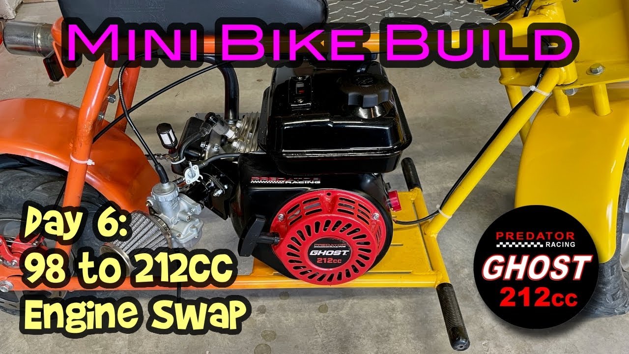 Mini Bike Build #6: Predator Ghost on a Rascal Lite