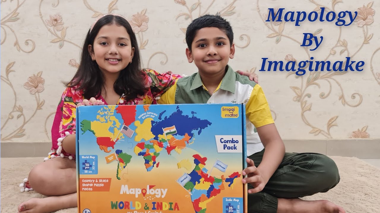 Mapology | Mapology BY Imagimake | Educational Game | Puzzle For Kids | Fun Learning