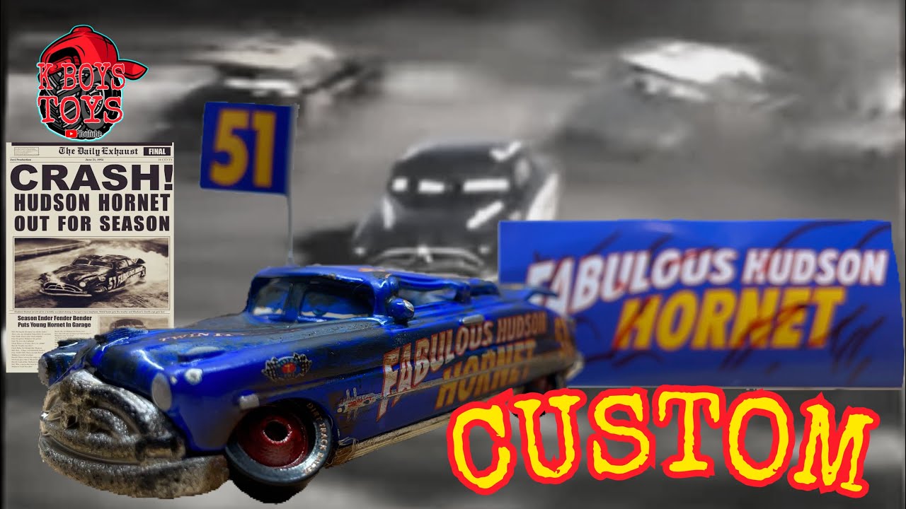 DAMAGED FABULOUS HUDSON HORNET! Custom Tutorial!