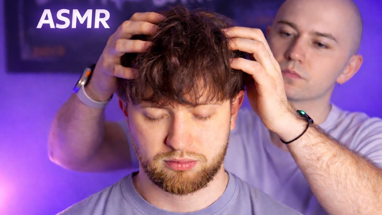 ASMR Hands-Only Hair & Scalp Massage | Slow Root Work for Calm