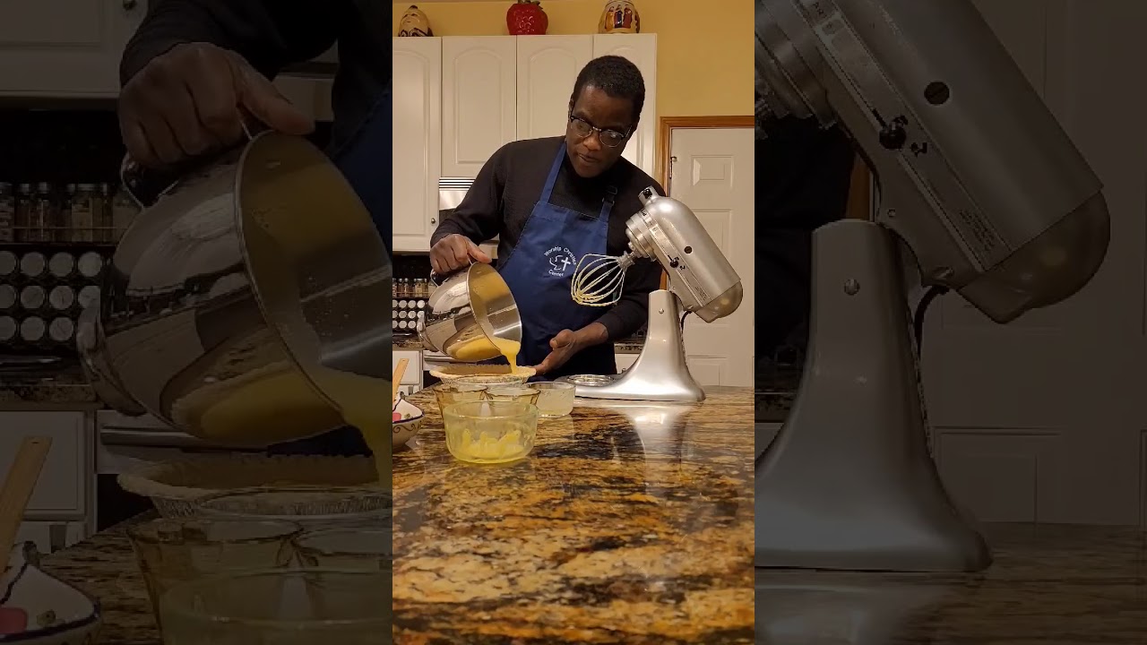 Pastor Harry is in the kitchen making a White Potato Pie!