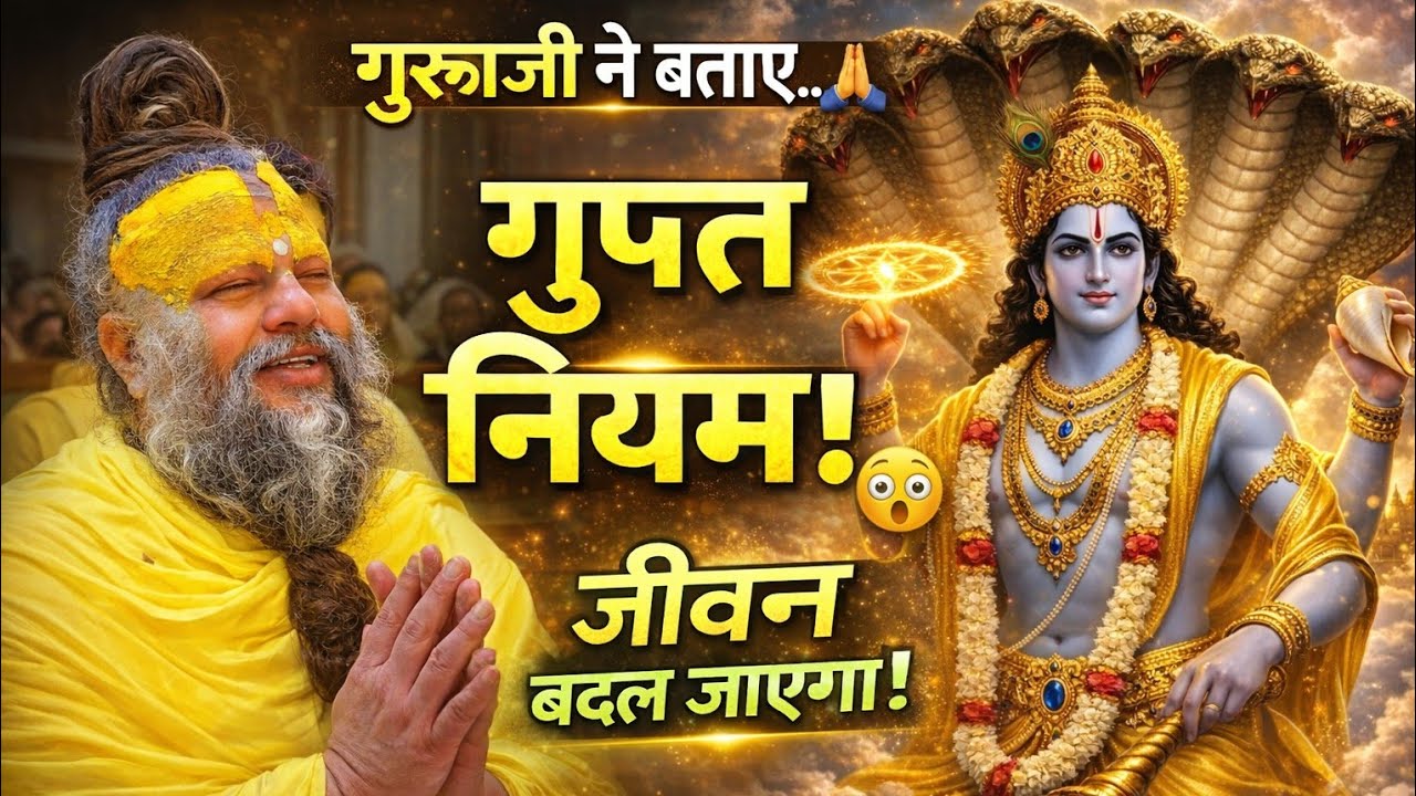 गुरुजी के बताए 3 गुप्त नियम | जो आपका जीवन बदल देंगे 🙏!! Premanand Ji Maharaj satsang video #bhakti 
